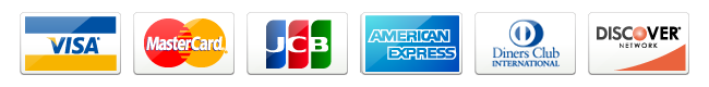VISA,Master Card,JCB,AMERICAN EXPRESS,Diners Club,DISCOVER